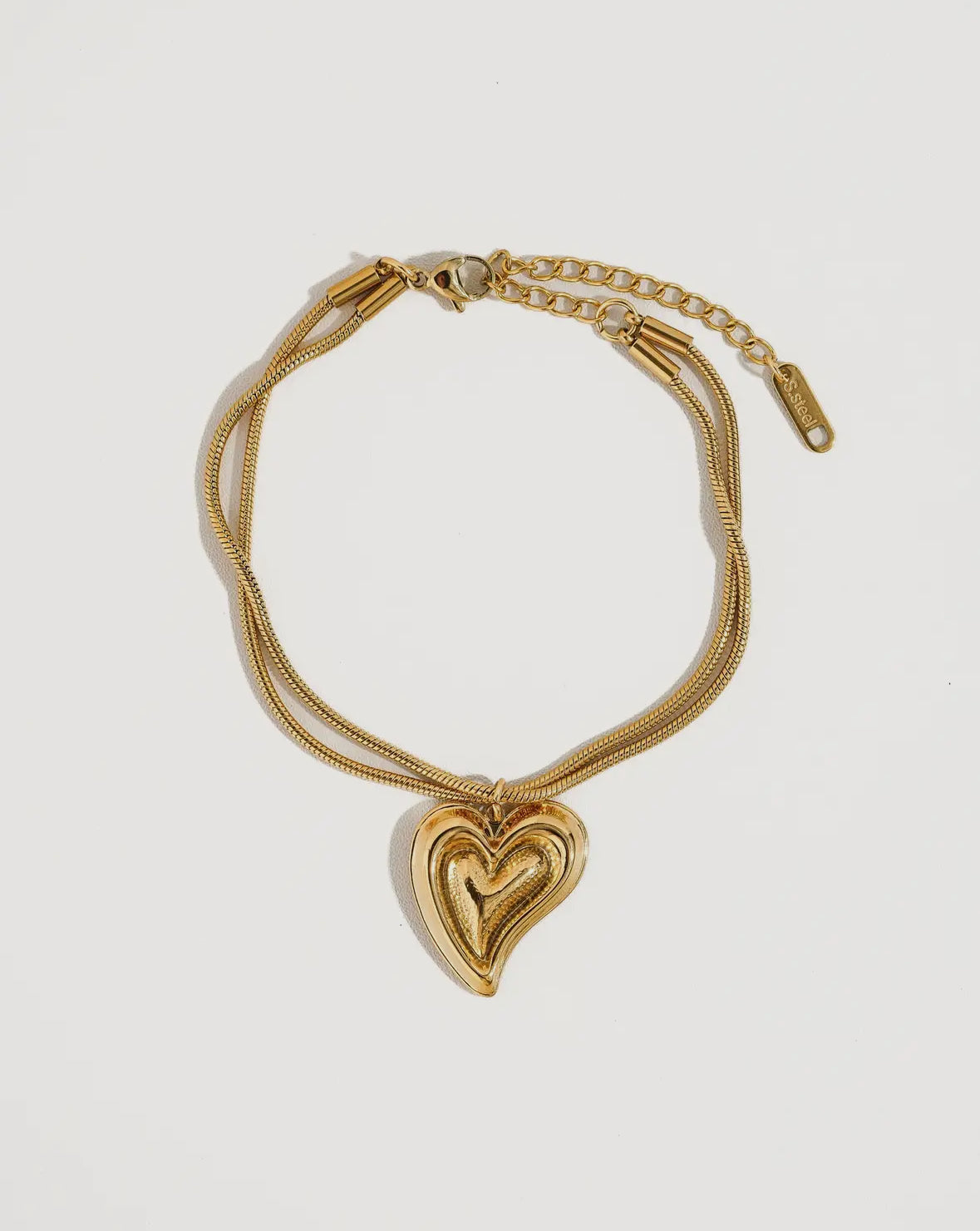 I do! 18K Gold-Plated Heart Bracelet